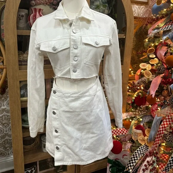 Superdown mika button front dress size XS BNWT - Picture 3 of 8